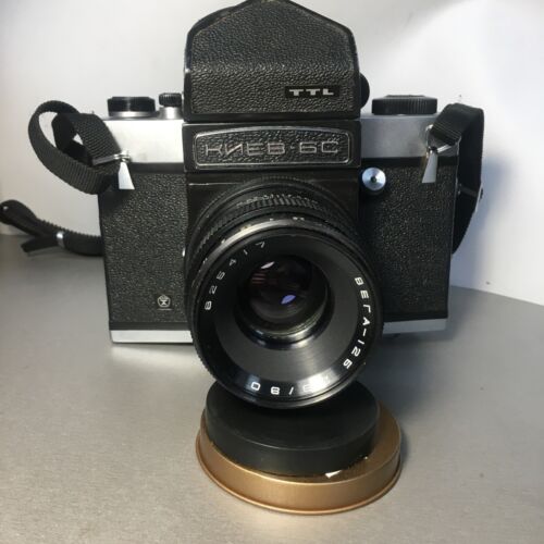 Soviet camera KIEV - 6 S TTL Lens VEGA - 12B (2,8/90)