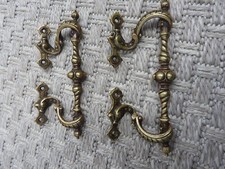 2 POIGNÉE DE TIROIR DE BUREAU EN BRONZE MEUBLE ANCIEN SECRÉTAIRE COMMODE SERRURE