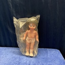 Vintage Fibre Craft 9" Doll Brown Hair Blue Eye Doll C6