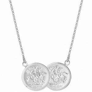 silver sovereign necklace