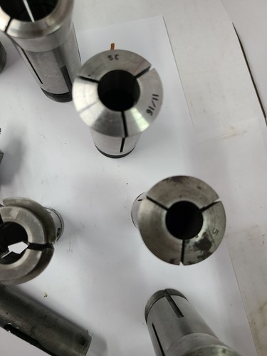 Verschiedene große Menge Drehmaschine Spannzangenfutter Maschinen Werkzeuge siehe Beschreibung - Bild 7 von 8