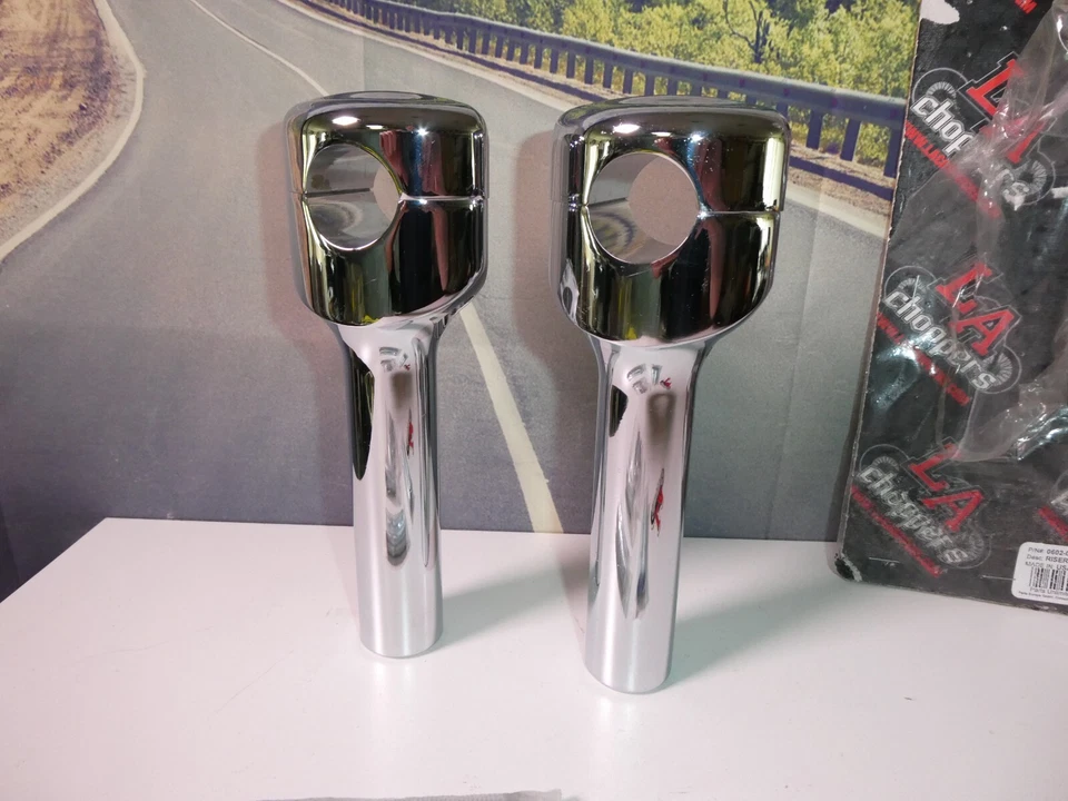 Elevadores Suzuki 6" LA Choppers LA-7404-06 pesado Mohawk 1-1/4 pulgadas Manillar X7 Foto 3 de 4