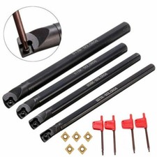 7/8/10/12mm 4x SCLCR06 Lathe Boring Bar Turning Tool Holder 20pcs CCMT0602