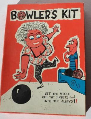 Bowling Novelty Bowlers Kit 11 Different Novelty Items Inside the Box Cute +