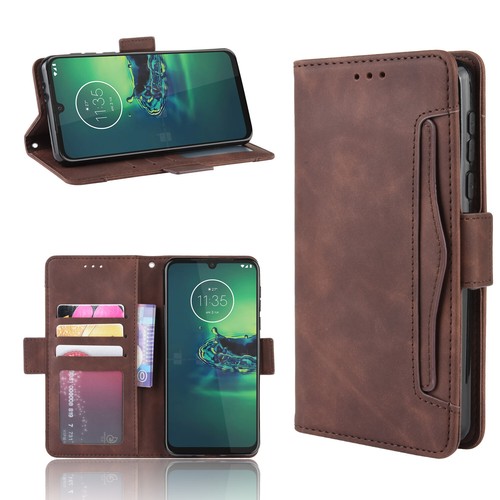 Card Slots Wallet Leather Stand Phone Case For Motorola Moto One Vision G8 Plus - Picture 24 of 45