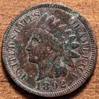 1892 Indian Head Cent Penny Extra Fine Details Partial Diamonds Corrosion