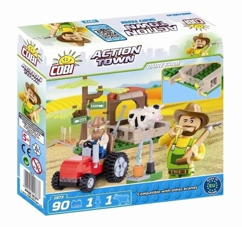 COBI - Dairy Farm with Character and Cow - 90 Pieces - - COB1873 - Picture 2 of 2