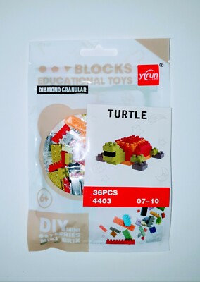 Bricstar 3D Mini-Nanoblock Bausteine Schildkröte 