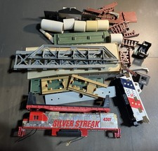 TYCO HO Trains Engine Freight Car Accessory Parts Lot