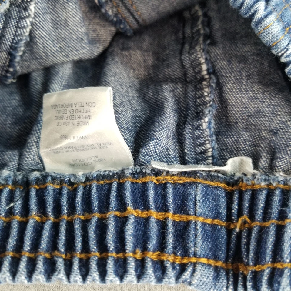 Pantalones de mezclilla Cabin Creek para mujer talla 8 cintura elástica lavado oscuro Normcore lindos cómodos Foto 3 de 4