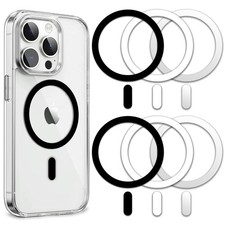 Metal Ring Compatible with MagSafe Sticker Designed for iPhone 12 17, Circle ...