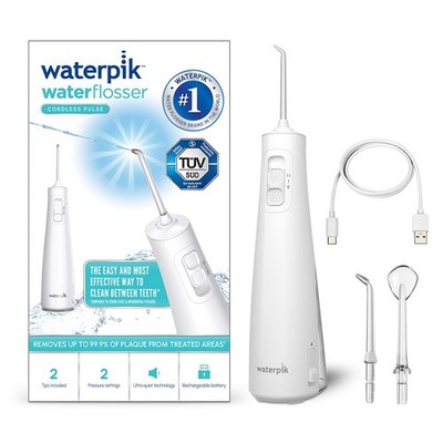 Waterpik Pulse kabellose Munddusche, 2 Intensitätsstufen, 45-Sekunden-Tank