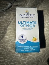 Nordic Naturals Ultimate Omega Lemon 1280mg Softgels - 120 Count