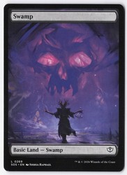 Swamp #269 Full Art Borderless Land - Secrets of Strixhaven