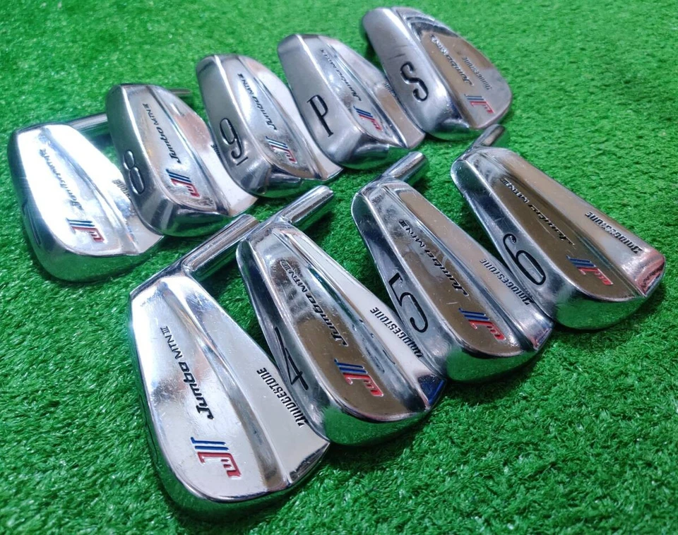 BRIDGESTONE JUMBO MTN3 3-9I,P,S 9 iron heads only - Image 4 of 4