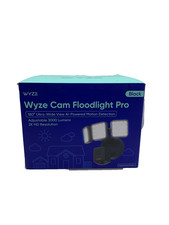 WYZE Cam Floodlight Pro 2.5K QHD Outdoor Wi-Fi Smart Security Camera - Black