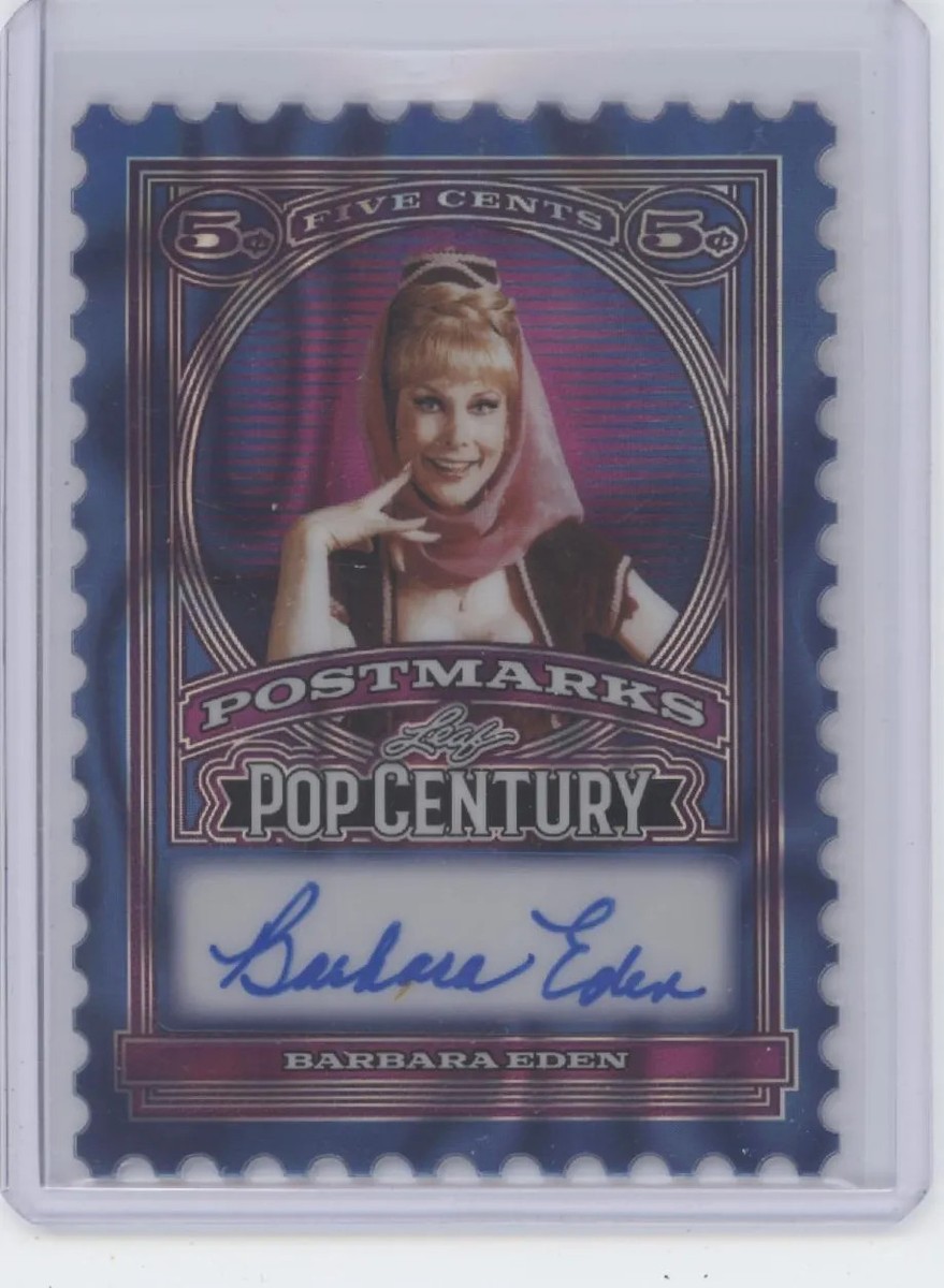 barbaraページ 2026 Leaf Pop Century Postmarks Barbara Eden 1/1 Authentic