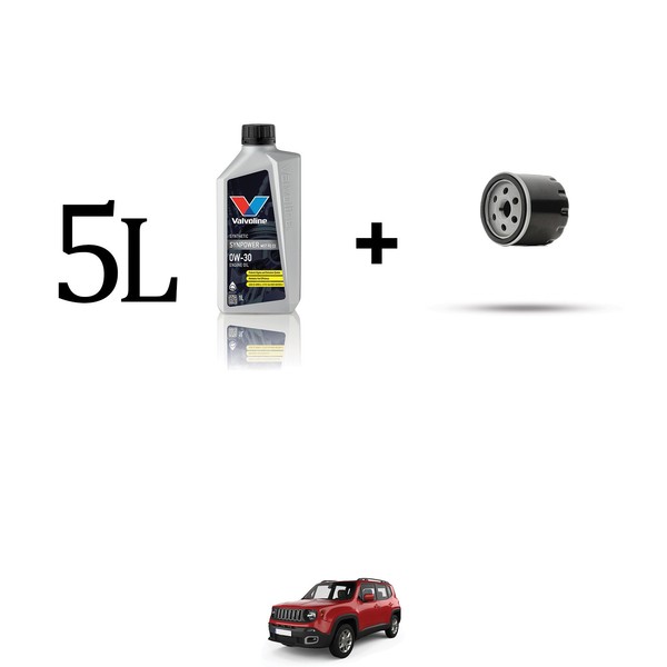 ÖLfilter Kit Und 5L FüR Jeep Renegade (Bu) 1.3 T-GDI 132KW Ab 2018-image