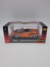 Burago 1/32, Lamborghini Gallardo Spyder, Metallic Orange Diecast Model Car.