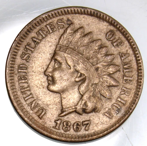 1867 Indian Head Cent - Sharp XF !!