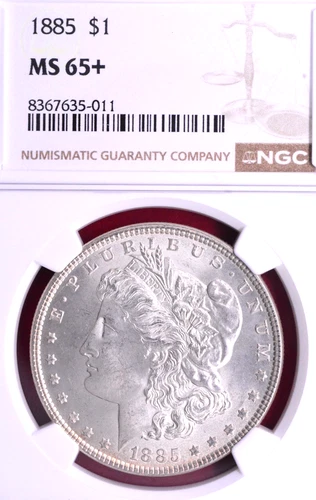 NGC MS-65+! 1885 MORGAN DOLLAR