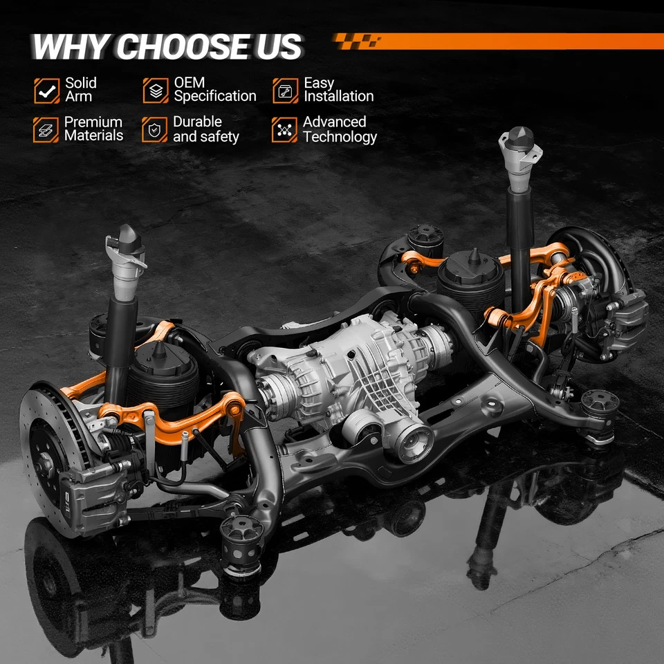 Par de brazos de control de suspensión inferior delanteros para Chevrolet S10/Blazer 1995-2003 Foto 2 de 4