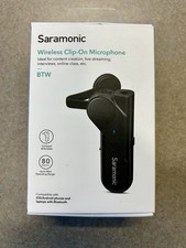 Saramonic BTW Wireless Bluetooth Clip-On Microphone w/ 3.5mm Headphone Out  NR
