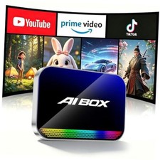Magic AI Box, Wireless CarPlay Android Auto Adapter with Net-Flix YouTube