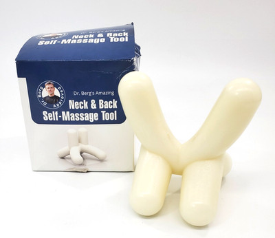 Dr. Berg's Amazing Neck & Back Self-Massage Tool New Open Box Missing Manuel