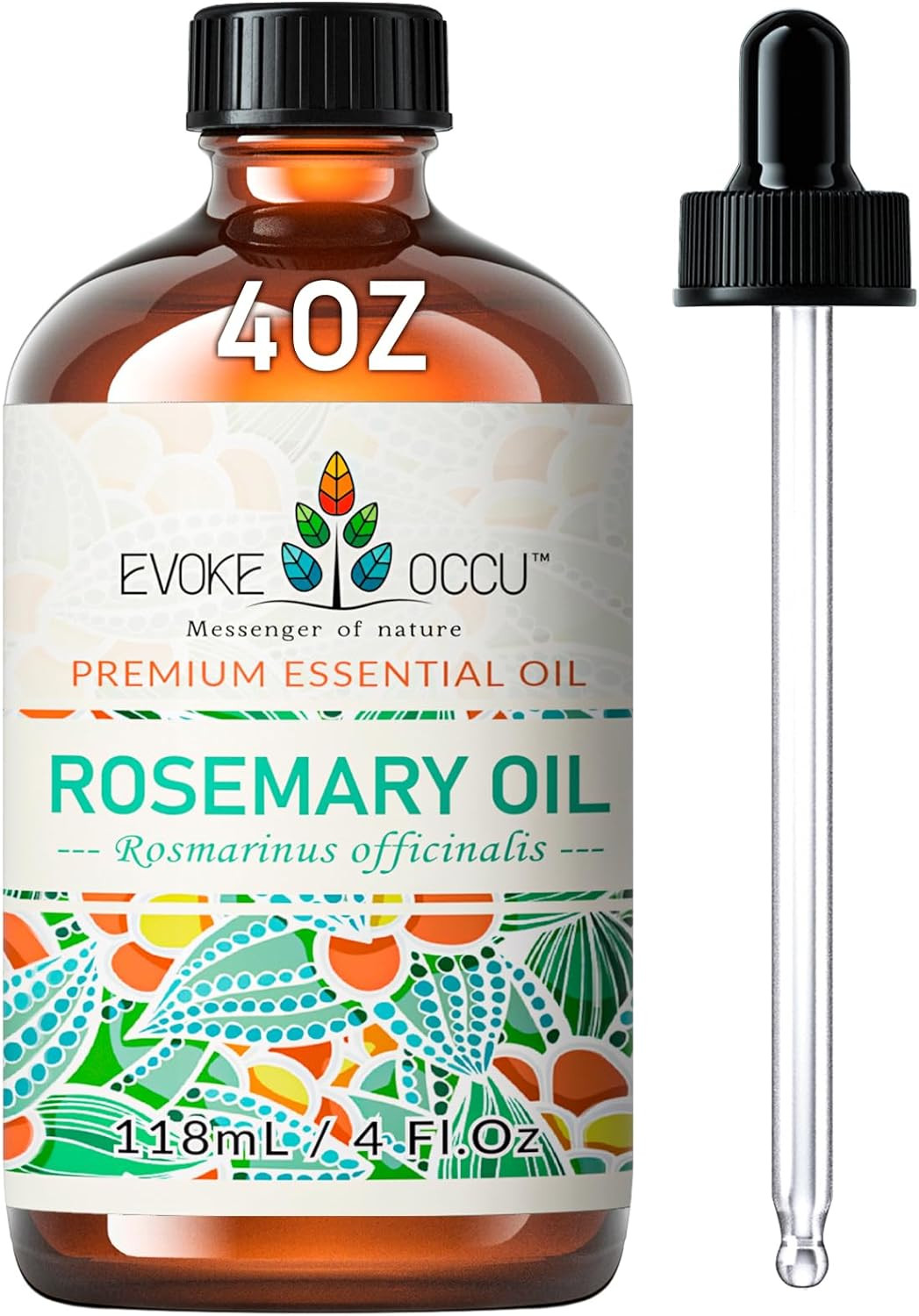 Olio Di Rosmarino per Capelli 118Ml, Puro per Idratare I Capelli E La Pelle, Raf