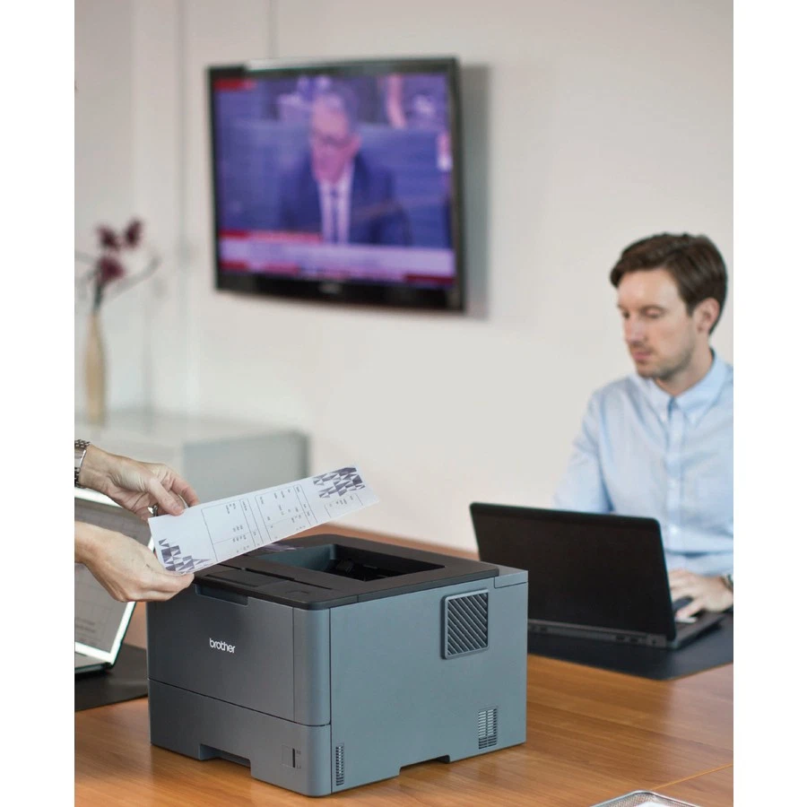 Brother Hl-l5000d Laser Printer - Monochrome - 1200 X 1200 Dpi Print - Plain - Image 4 of 4