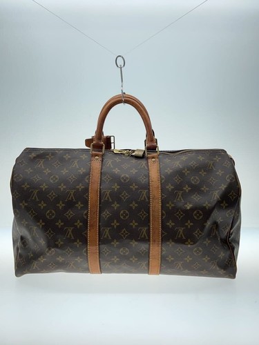 LOUIS VUITTON Boston Bag Kipol 50 Monogram Canvas BRW PVC Total Pattern Used - Picture 3 of 6