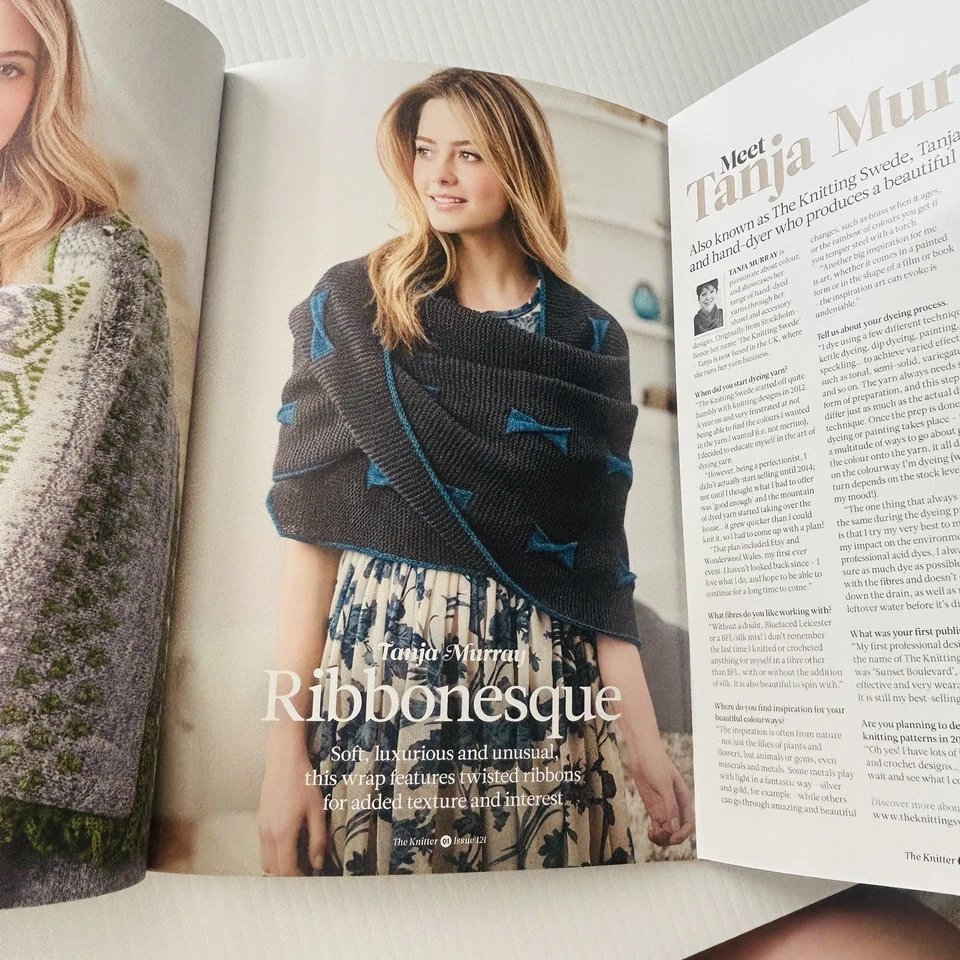 The Knitter Magazine Knitting Pattern Issue 121 The Knitting Swede Extra Pullout - Image 4 of 4