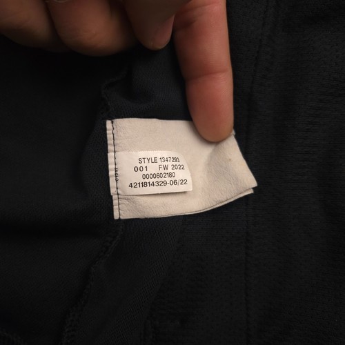 Under Armour Twister Full Zip Track Jacket Black White Stripes Mens Large Fitted - Picture 6 of 12