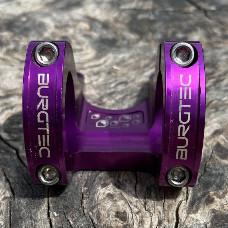 Burgtec Enduro MK3 Direct Mount Stem Purple 50mm reach 35 mm clamp 