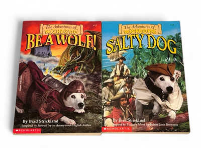 Set 2 Adventure Wishbone Books Series Jack Russel Books Be A Wolf Salty Dog