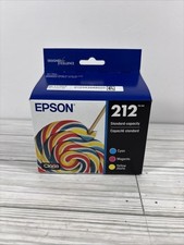 OEM Epson 212 Ink Cartridge Cyan Magenta Yellow EXP 05/2028