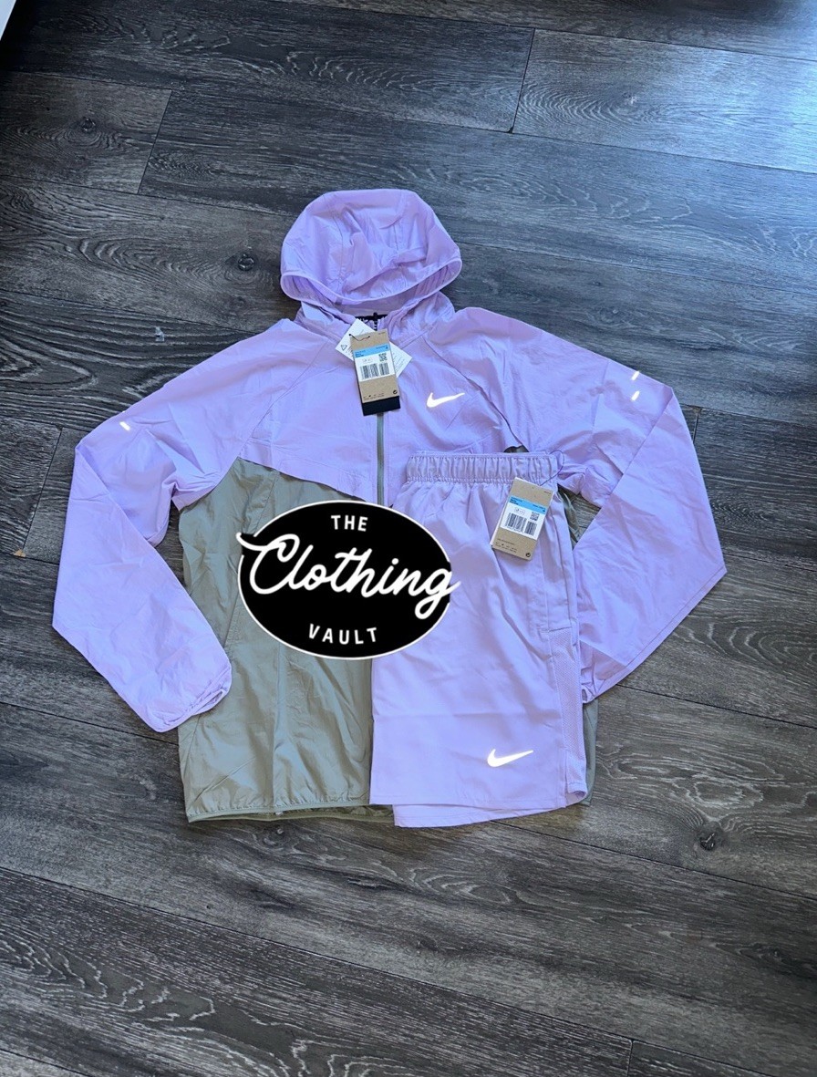Nike Dri Miler Windrunner Jacket Challenge Shorts Tracksuit