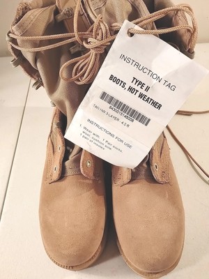 Altama Boots Hot Weather Tan 4R New With Tags Vibram Soles