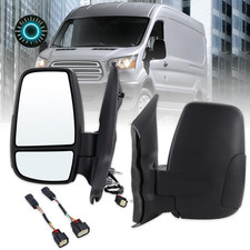 Left Driver Side Door Mirror Compatible with 2015-2025 Ford Transit 150 250 350