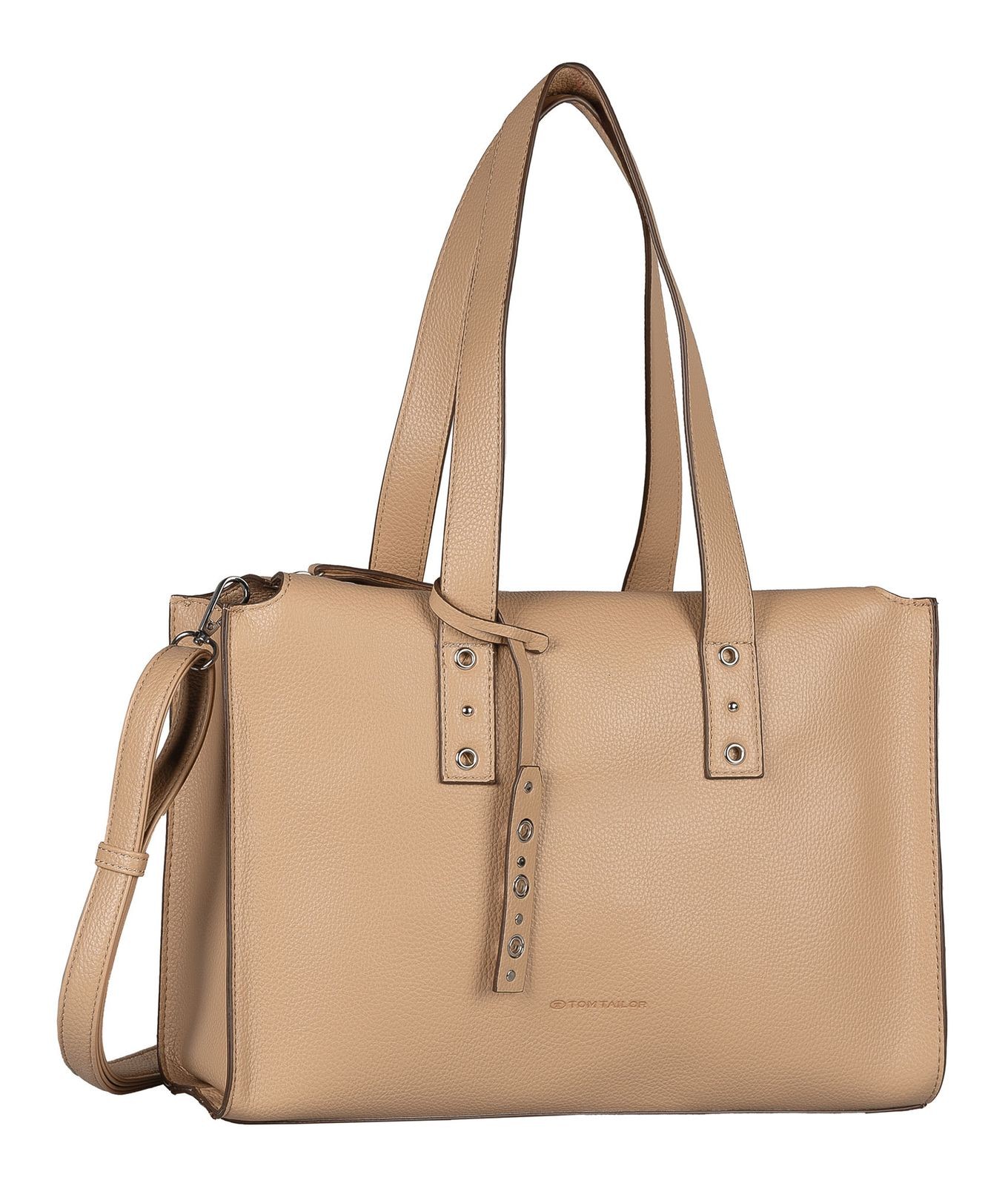 TOM TAILOR shopper bag Elaria Zip Shopper M Camel