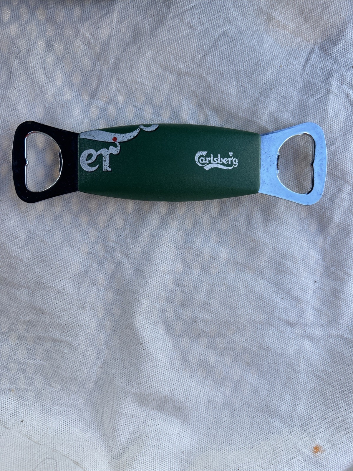 Carlsberg Beer Can Opener Bar Man Cave Advertising Vintage Collectible