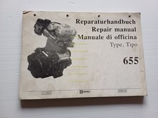 Aprilia motore Rotax 655 1992 manuale officina italiano originale