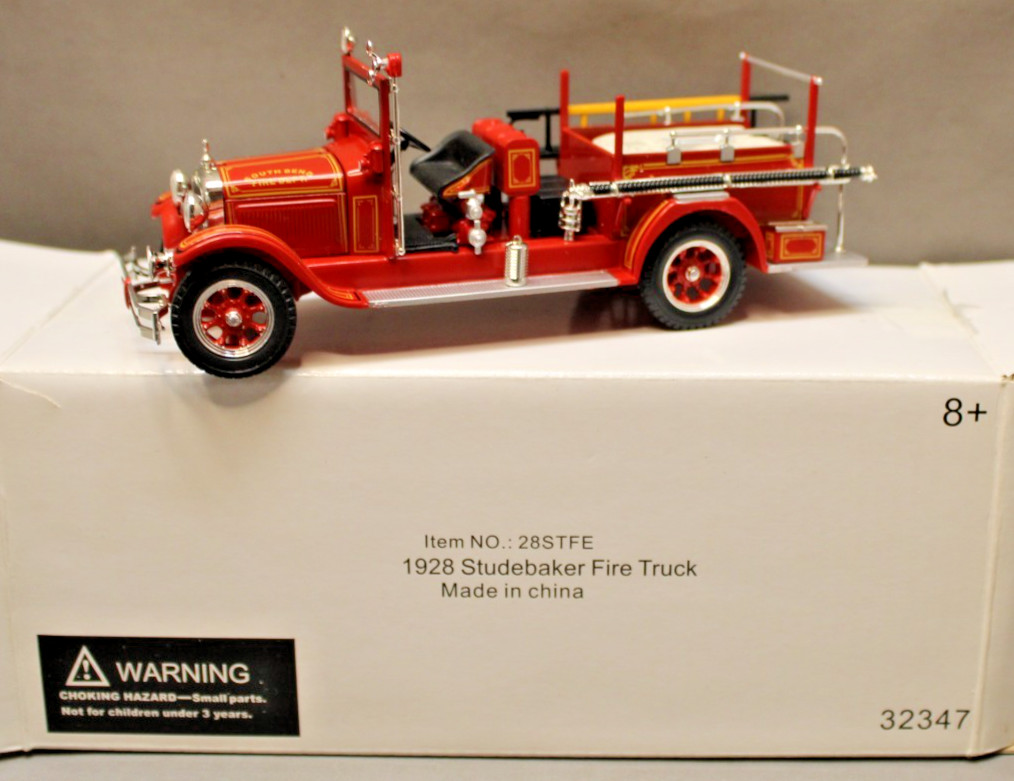 Superior Die Cast 1928 STUDEBAKER FIRE TRUCK 1/43 MIB @