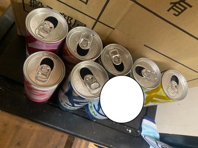 AMWAY JAPAN XS energy drink cans x7 EMPTY open Mojito TOKYO
