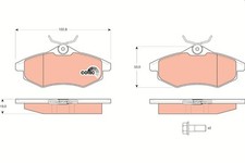 Plaquette de frein Citroen 2 CV