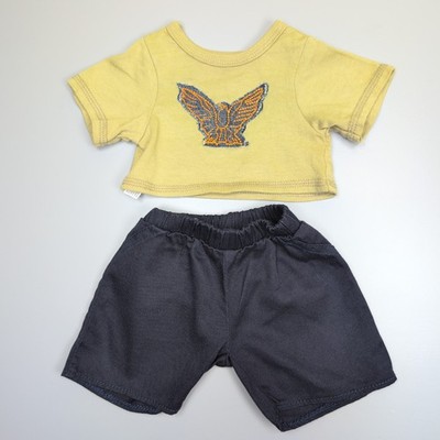 Bear Factory Adler Patch T-Shirt Top und marineblaue Shorts Outfit