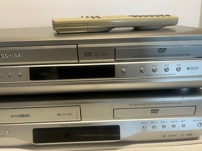 2 :Toshiba SD-V593SU DVD VCR VHS(HDMI) Combo Recorder / Player WORKS (lot)