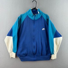 Vintage Nike Sweatshirt Track Jacket Mens Large 80s 90s Full Zip
