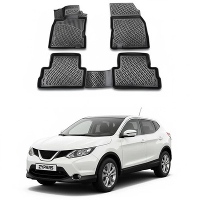 Fußmatten Automatten für Nissan Qashqai 2013-2021 TPE Allwetter